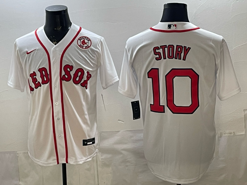 Men Boston Red Sox #10 Story white 2026 Nike MLB Jerseys 20260014->boston red sox->MLB Jersey